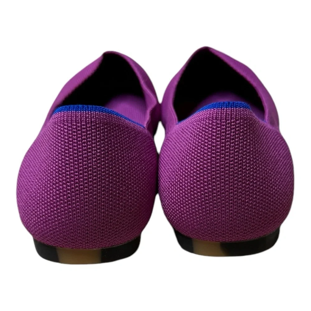 Rothy’s The Point Wild Orchid Ballet Flats 11.5 Slip-On Comfort NWOB - Picture 4 of 10
